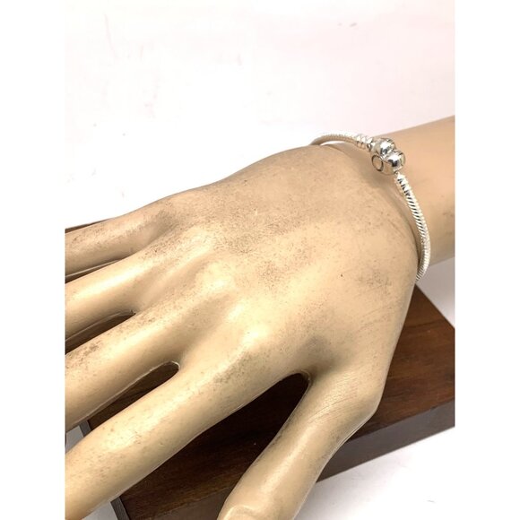 PANDORA Women's Bracelet Heart .925 Sterling Silver With Box 6'' Wrist Size - Picture 6 of 11